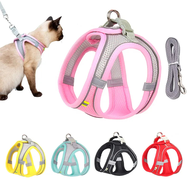 Adjustable Cat Harness and Leash