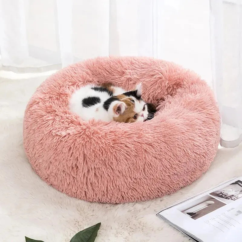 Soft Shaggy Cat Bed