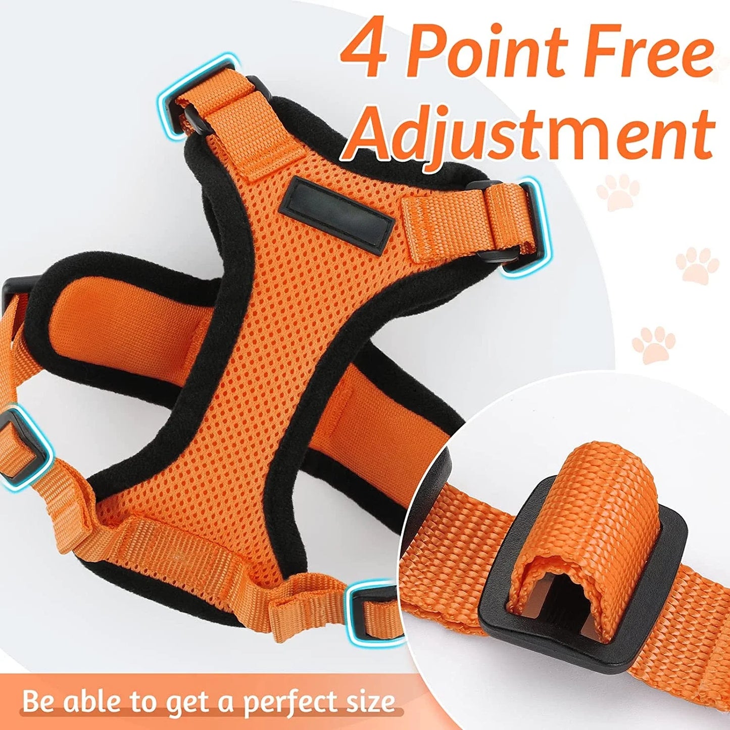 ATUBAN Cat Harness and Leash for Walking